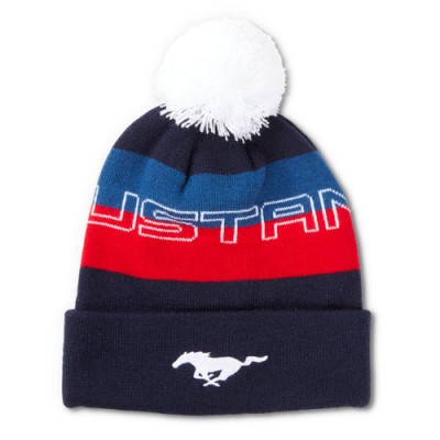 Ford Collection Tuque Mustang Noir/Rouge/Bleu/Blanc
